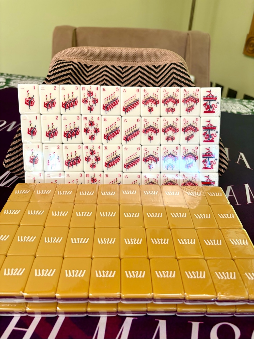 Paris Mahjong Tiles & Tile Bag 🀄️🇫🇷 - Picture 6 of 12